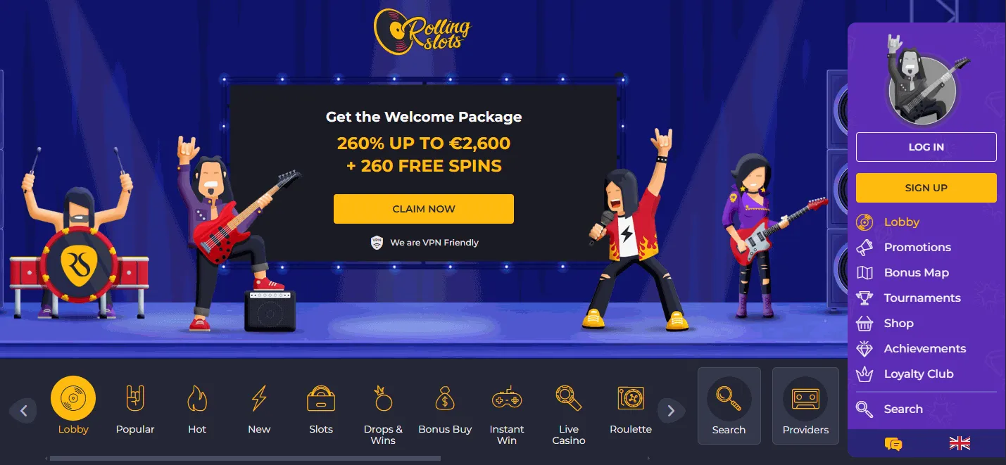 Rolling Slots Casino